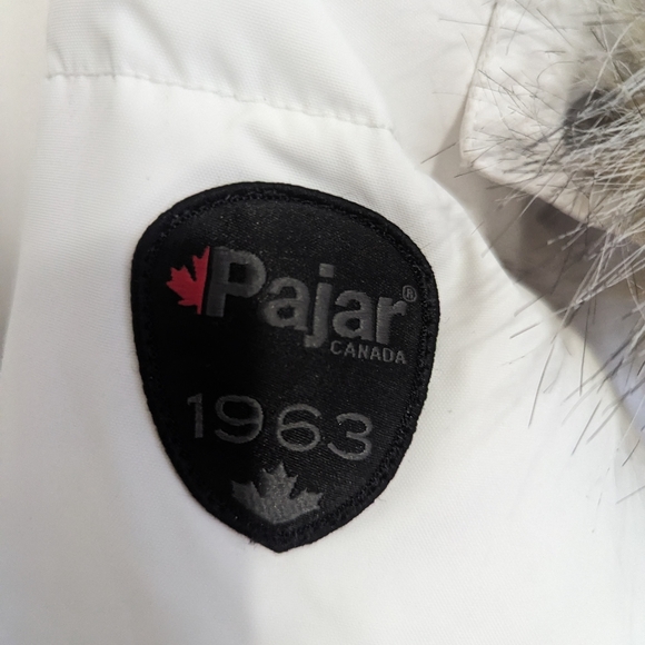 Pajar white parka, winter jacket, size M - Picture 3 of 7